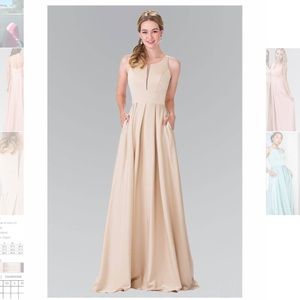 Champagne Prom / wedding gown